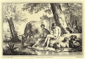 Riverbank scene